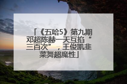 《五哈5》第九期邓超陈赫一天互掐“三百次”，王俊凯韭菜舞超魔性