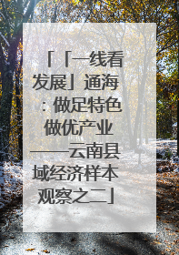 「一线看发展」通海：做足特色 做优产业——云南县域经济样本观察之二