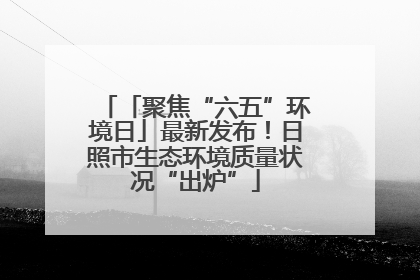 「聚焦“六五”环境日」最新发布！日照市生态环境质量状况“出炉”