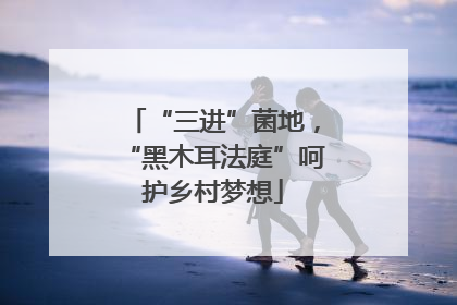 “三进”菌地，“黑木耳法庭”呵护乡村梦想