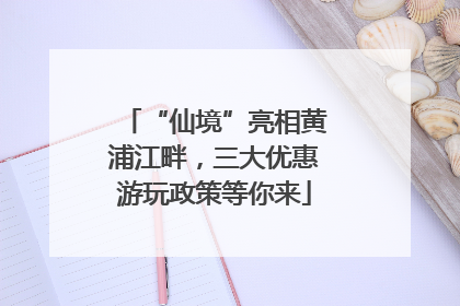 “仙境”亮相黄浦江畔，三大优惠游玩政策等你来