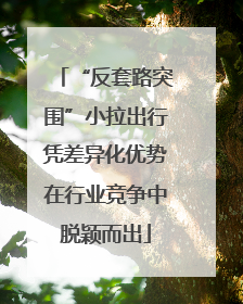 “反套路突围”小拉出行凭差异化优势在行业竞争中脱颖而出