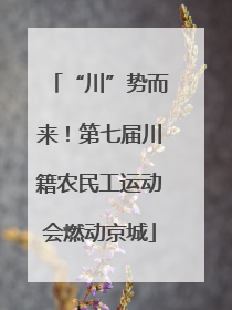 “川”势而来！第七届川籍农民工运动会燃动京城