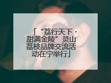“荔行天下・甜满金陵”灵山荔枝品牌交流活动在宁举行