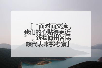 “面对面交流，我们的心贴得更近”，新疆博州各民族代表来鄂考察