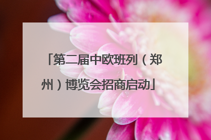 第二届中欧班列（郑州）博览会招商启动