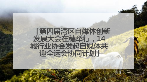 第四届湾区自媒体创新发展大会在穗举行，14城行业协会发起自媒体共迎全运会协同计划