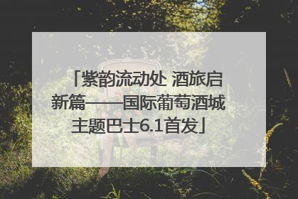 紫韵流动处 酒旅启新篇——国际葡萄酒城主题巴士6.1首发