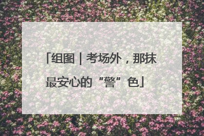组图｜考场外，那抹最安心的“警”色