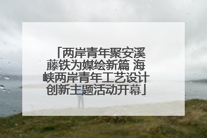 两岸青年聚安溪 藤铁为媒绘新篇 海峡两岸青年工艺设计创新主题活动开幕