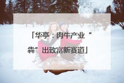华亭：肉牛产业“犇”出致富新赛道