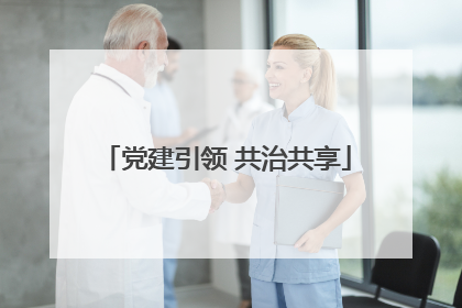 党建引领 共治共享