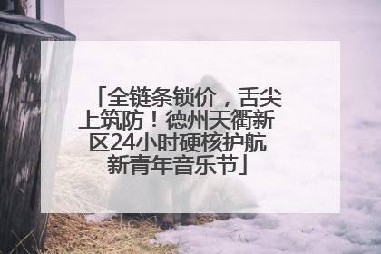 全链条锁价，舌尖上筑防！德州天衢新区24小时硬核护航新青年音乐节