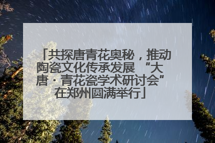 共探唐青花奥秘，推动陶瓷文化传承发展 “大唐・青花瓷学术研讨会”在郑州圆满举行