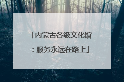 内蒙古各级文化馆：服务永远在路上