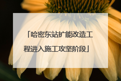 哈密东站扩能改造工程进入施工攻坚阶段