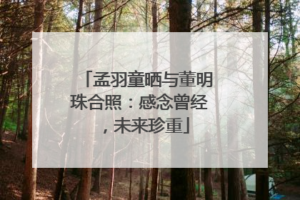 孟羽童晒与董明珠合照：感念曾经，未来珍重