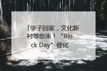 学子回家，文化新村等您来！“Block Day”催化学院式街区新生态
