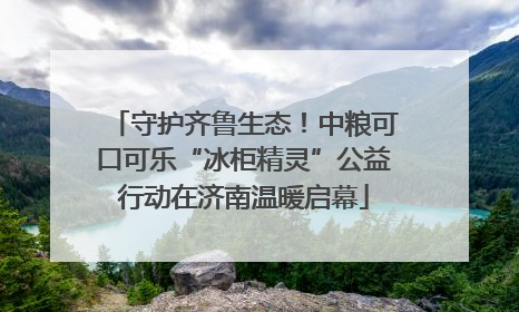 守护齐鲁生态！中粮可口可乐“冰柜精灵”公益行动在济南温暖启幕