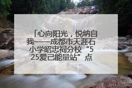 心向阳光，悦纳自我——成都市天涯石小学昭忠祠分校“525爱己能量站”点亮孩子心灵之旅