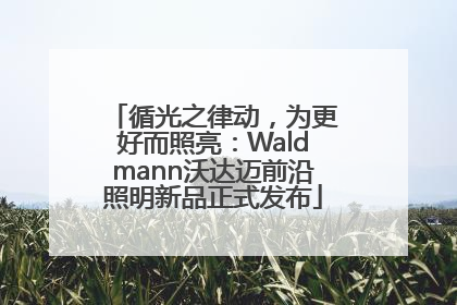 循光之律动，为更好而照亮：Waldmann沃达迈前沿照明新品正式发布