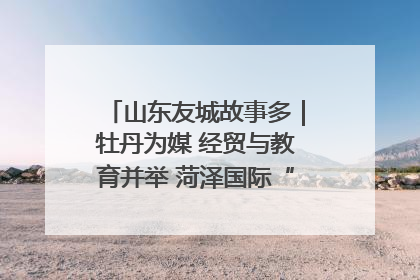 山东友城故事多｜牡丹为媒 经贸与教育并举 菏泽国际“朋友圈”扩容升级