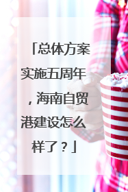 总体方案实施五周年，海南自贸港建设怎么样了？