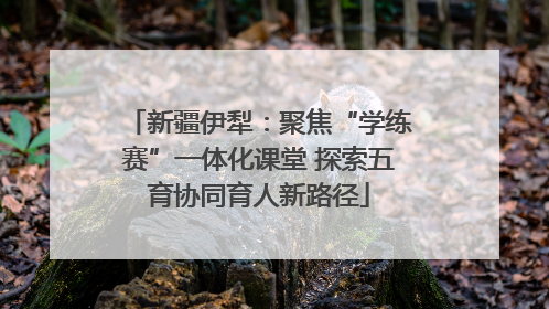新疆伊犁：聚焦“学练赛”一体化课堂 探索五育协同育人新路径