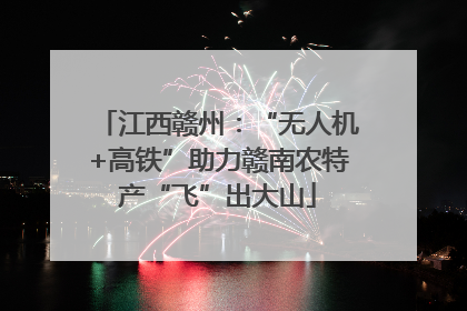 江西赣州：“无人机+高铁”助力赣南农特产“飞”出大山