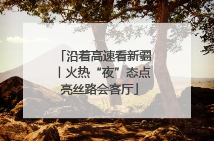 沿着高速看新疆丨火热“夜”态点亮丝路会客厅