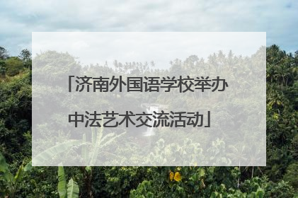 济南外国语学校举办中法艺术交流活动