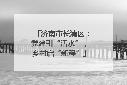 济南市长清区：党建引“活水”，乡村启“新程”