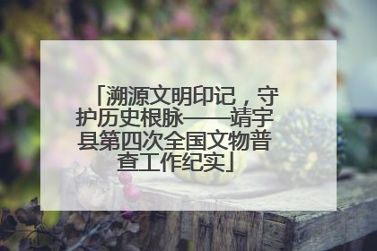 溯源文明印记，守护历史根脉——靖宇县第四次全国文物普查工作纪实