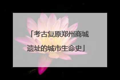 考古复原郑州商城遗址的城市生命史