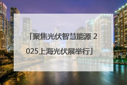 聚焦光伏智慧能源 2025上海光伏展举行