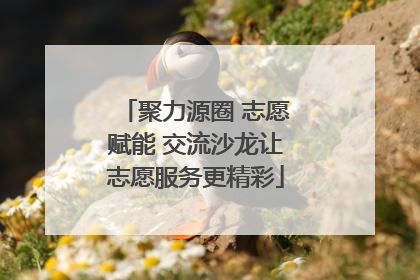 聚力源圈 志愿赋能 交流沙龙让志愿服务更精彩