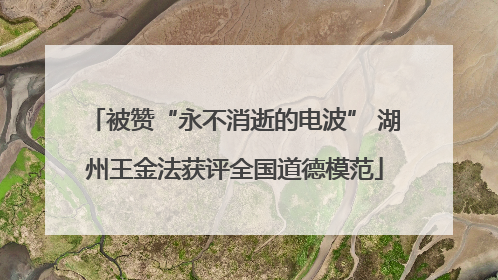 被赞“永不消逝的电波” 湖州王金法获评全国道德模范