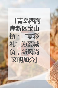 青岛西海岸新区宝山镇：“零彩礼”为爱减负，新风尚文明加分
