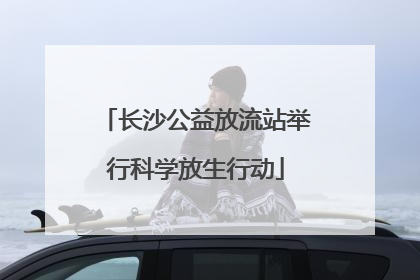 长沙公益放流站举行科学放生行动