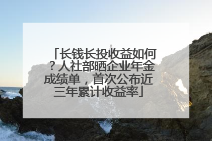 长钱长投收益如何？人社部晒企业年金成绩单，首次公布近三年累计收益率