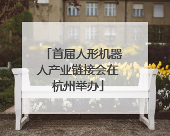 首届人形机器人产业链接会在杭州举办
