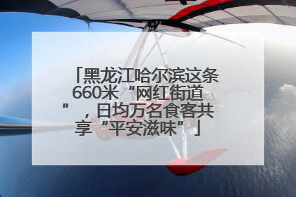 黑龙江哈尔滨这条660米“网红街道”，日均万名食客共享“平安滋味”