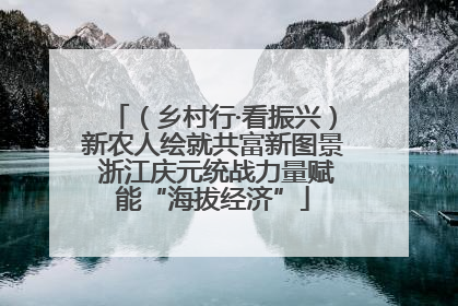 （乡村行·看振兴）新农人绘就共富新图景 浙江庆元统战力量赋能“海拔经济”