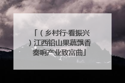 （乡村行·看振兴）江西铅山果蔬飘香 奏响产业致富曲