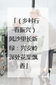 （乡村行·看振兴）风沙里长新绿：兴安岭深处花果飘香