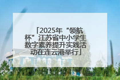 2025年“领航杯”江苏省中小学生数字素养提升实践活动在连云港举行