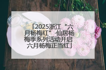 2025浙江“六月杨梅红”·仙居杨梅季系列活动开启 六月杨梅正当红