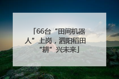66台“田间机器人”上岗，泗阳稻田“耕”兴未来