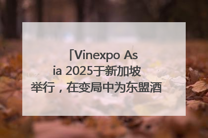 Vinexpo Asia 2025于新加坡举行，在变局中为东盟酒饮贸易指明方向
